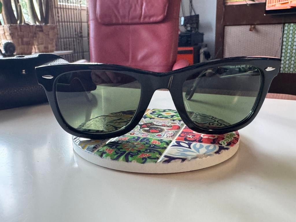 Ray-Ban wayfarer gepolariseerd, Ophalen of Verzenden, Zo goed als nieuw, Groen, Ray-Ban