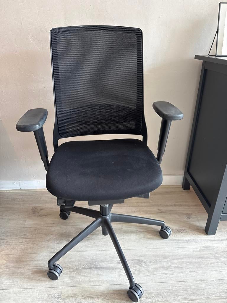 Ergonomische Gispen Zinn Smart Bureaustoel, Huis en Inrichting, Bureaustoelen, Ophalen, Gebruikt, Zwart, Bureaustoel