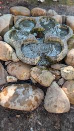 Stenen fontein voor in de tuin, Tuin en Terras, Ophalen, Gebruikt, Hardsteen, Fontein