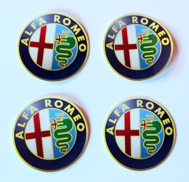 ALFA ROMEO  velg logo merk embleem stickers 5CM ., Ophalen of Verzenden