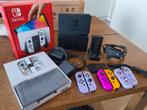 Nintendo Switch OLED met extra's en 2 games, Switch OLED, Met games, Ophalen of Verzenden, Zo goed als nieuw