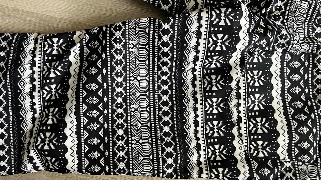 Protest ski broek en jas zwart wit patroon, Ophalen of Verzenden, Zo goed als nieuw, Maat 38/40 (M), Jack