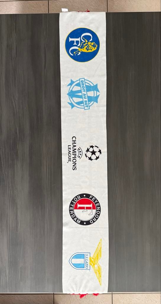 Feyenoord sjaal Champions League 1999/2000 Feyenoord, Ophalen of Verzenden, Gebruikt