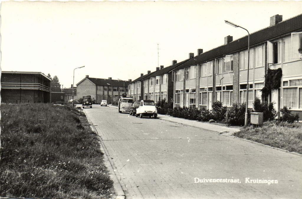 Duiveneestraat, Kruinigen - VW-bus - ongelopen, Ophalen of Verzenden, Voor 1920, Ongelopen, Noord-Brabant