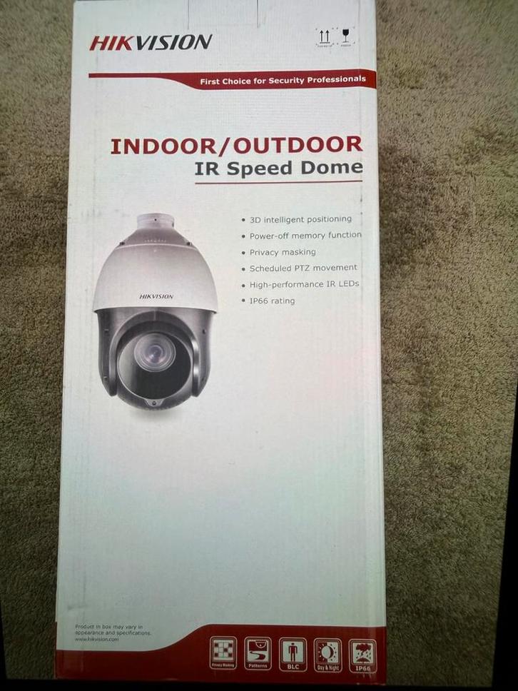 Hikvision DS-2DE4225IW-DE Speed Dome PTZ Camera Nieuw, Audio, Tv en Foto, Videobewaking, Nieuw, Buitencamera, Ophalen of Verzenden
