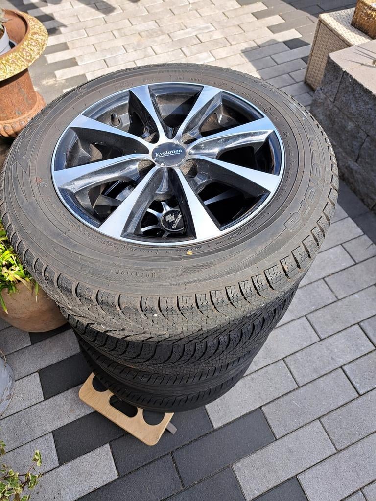 Sportvelgen met banden voor Suzuki Alto 175/65 R14, Ophalen, 14 inch, Gebruikt, 175 mm