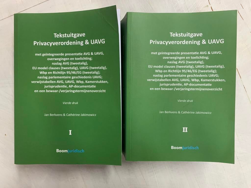 MRT TEKSTUITGAVE PRIVACYVERORDENING & UAVG, Ophalen of Verzenden, Beta, Zo goed als nieuw