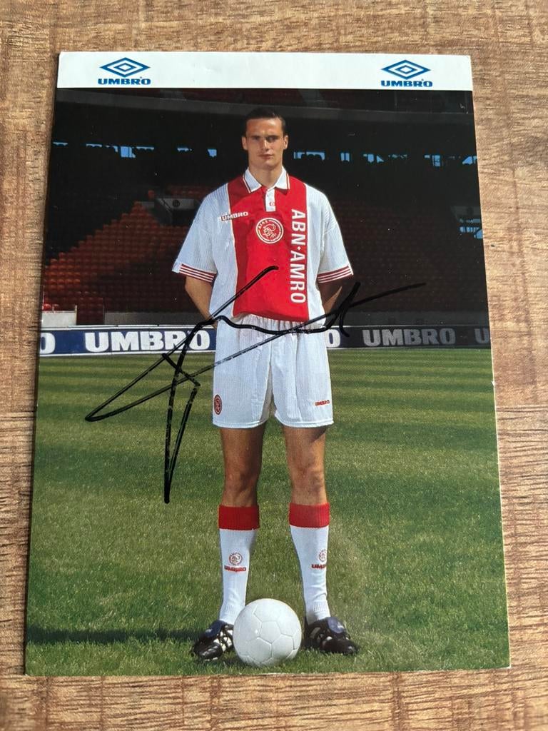 Gerald Sibon - Ajax Spelerskaart met Handtekening, Verzamelen, Sportartikelen en Voetbal, Ophalen of Verzenden, Ajax, Spelerskaart
