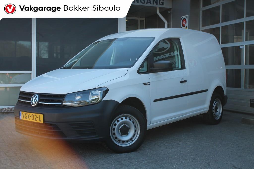 Volkswagen CADDY 1.0 TSI L1H1 ( BENZINE) AIRCO NAV SCHUIFDEU, Auto's, Voorwielaandrijving, Volkswagen, Wit, Bedrijf