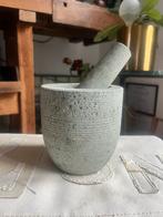 Stenen vijzel met stamper, Ophalen of Verzenden, Gebruikt