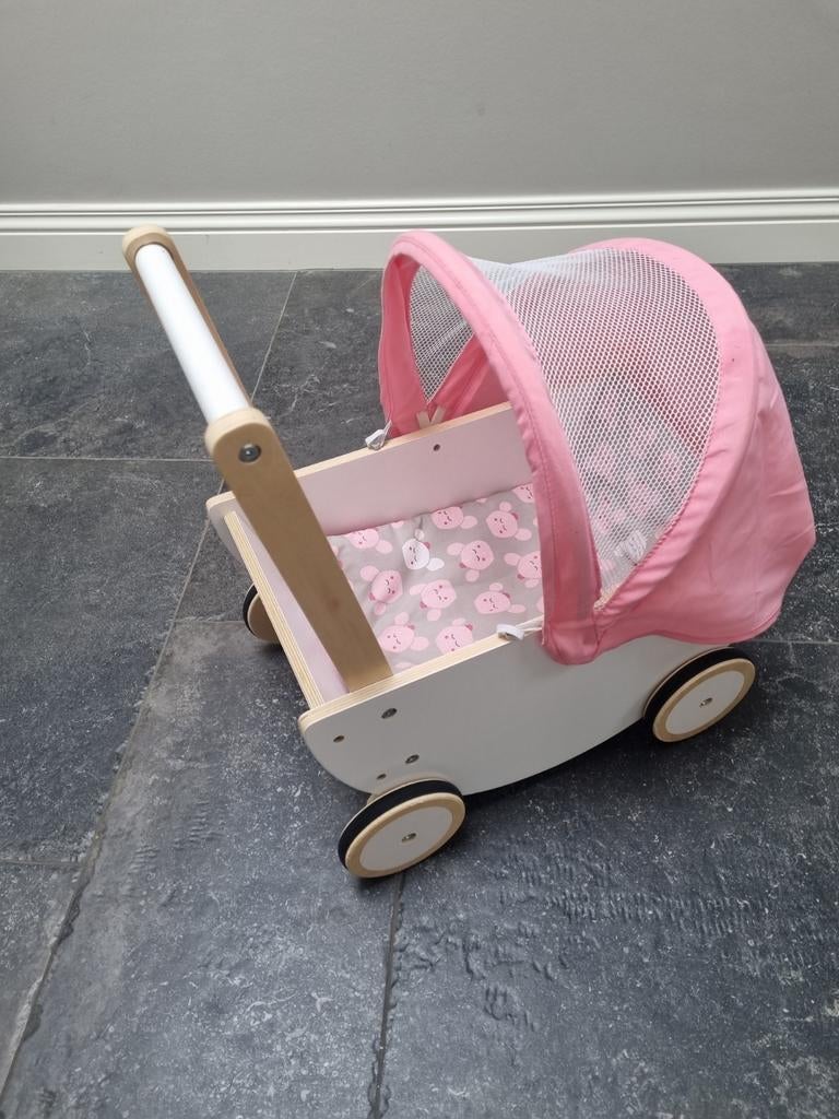 houten poppenwagen howa, Ophalen of Verzenden, Babypop