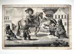18e eeuw Gravure A Dwergentooneel 1710 Adolf van der Laan, Ophalen of Verzenden