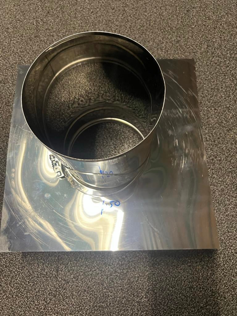 RVS Dakdoorvoer / Muurdoorvoer voor Ventilatie Ø150mm, Ophalen of Verzenden, Nieuw, Afzuiger