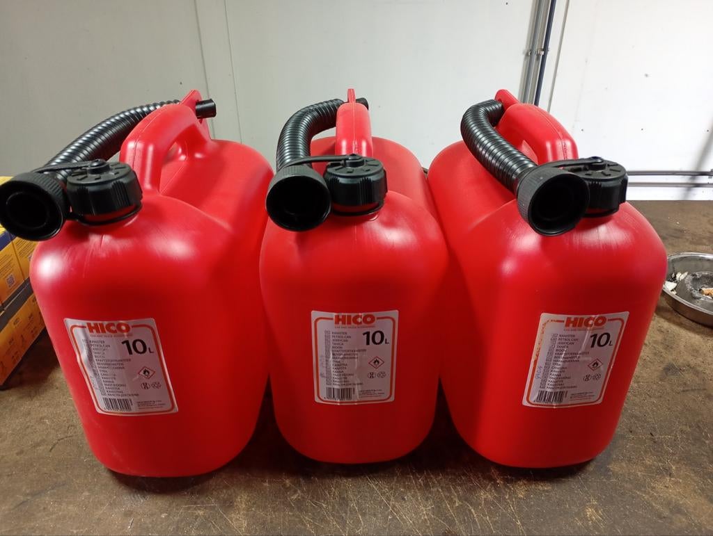 Jerrycan 10 liter, Ophalen