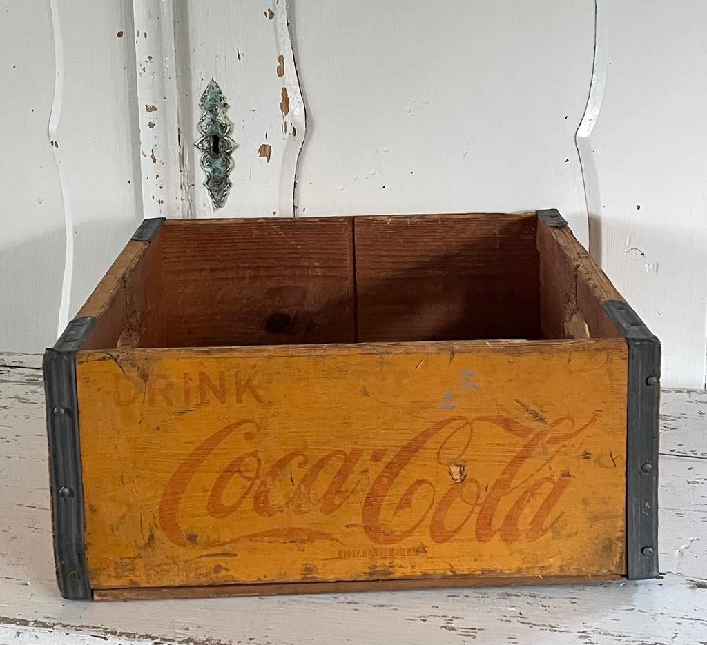 Brocante oud houten Coca Cola kratje / kistje, Ophalen of Verzenden