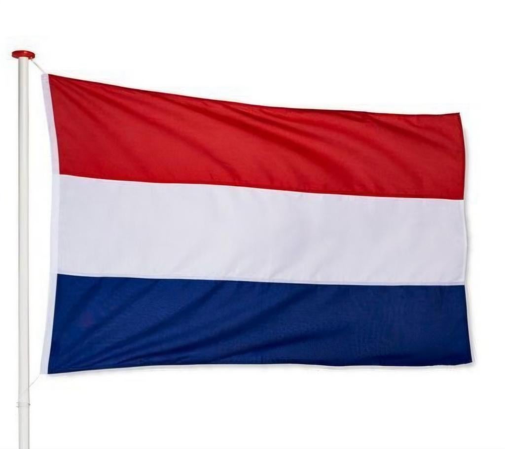Nederlandse vlag. Nieuwstaat. Spun polyester. 100x150cm., Diversen, Vlaggen en Wimpels, Ophalen