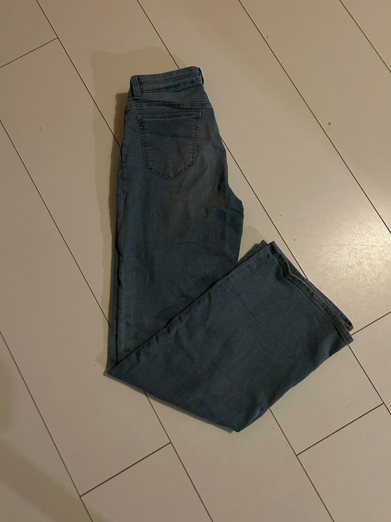 C&A lichtblauwe flare broek, Kinderen en Baby's, Kinderkleding | Maat 176, Verzenden, Gebruikt, Meisje, Broek