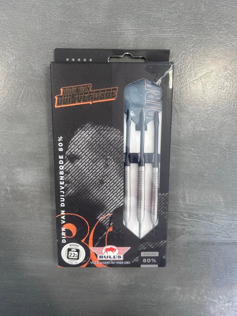 Bulls Dirk van Duijvenbode dartpijlen (22 gram), Ophalen of Verzenden, Gebruikt, Pijlen