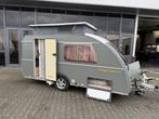 Kip Kompakt 37 KK Langslaper + Zit 680KG leeg hefdak caravan, Caravans en Kamperen, Caravans, Kip, Bedrijf, Treinzit, Tot en met 3