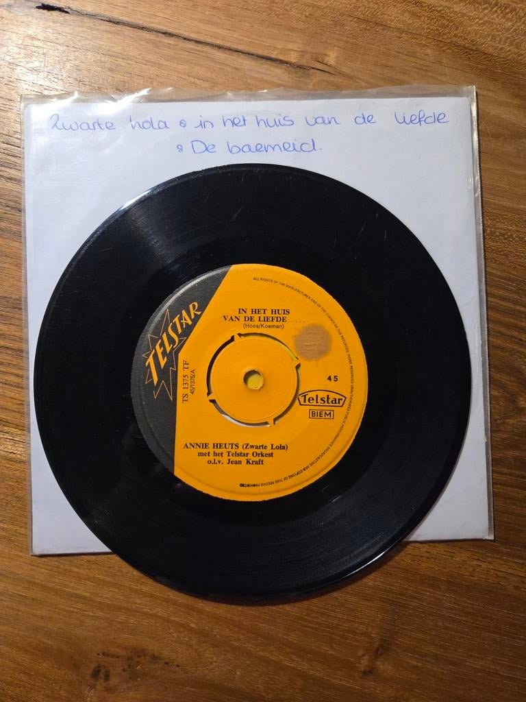 Zwarte Lola - In het huis van de liefde, Gebruikt, 7 inch, Single, Ophalen of Verzenden