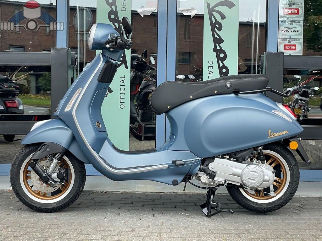 Vespa Primavera Blu Officina 8 2026, Fietsen en Brommers, Scooters | Vespa, Ophalen, Overige modellen, Maximaal 45 km/u, Onbekend
