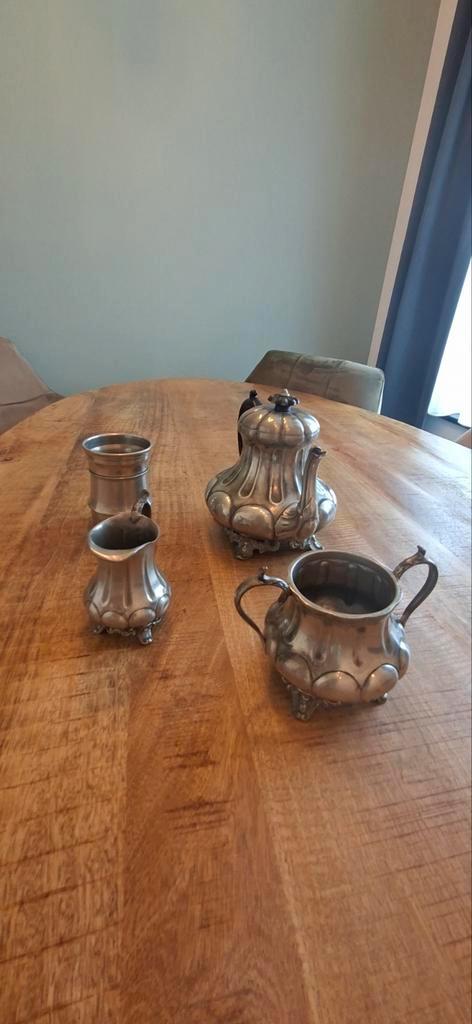 Shaw & Fisher Sheffield 1542 setje, Antiek en Kunst, Antiek | Servies compleet, Ophalen of Verzenden