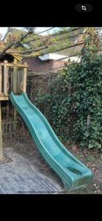 Groene glijbaan voor speeltuin of speeltoestel, Ophalen, Gebruikt, Glijbaan, Aanbouwonderdeel