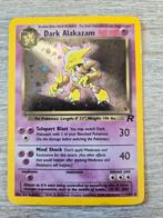 Dark Alakazam holo team rocket 1/82, Ophalen of Verzenden, Gebruikt, Losse kaart, Foil