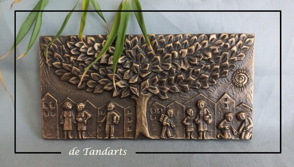 Egino Gunther WEINERT Wandplaque brons -- GESIGNEERD, Ophalen of Verzenden