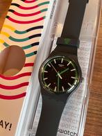 Swatch Graphite Pay Horloge, Kunststof, Polshorloge, Swatch, Nieuw