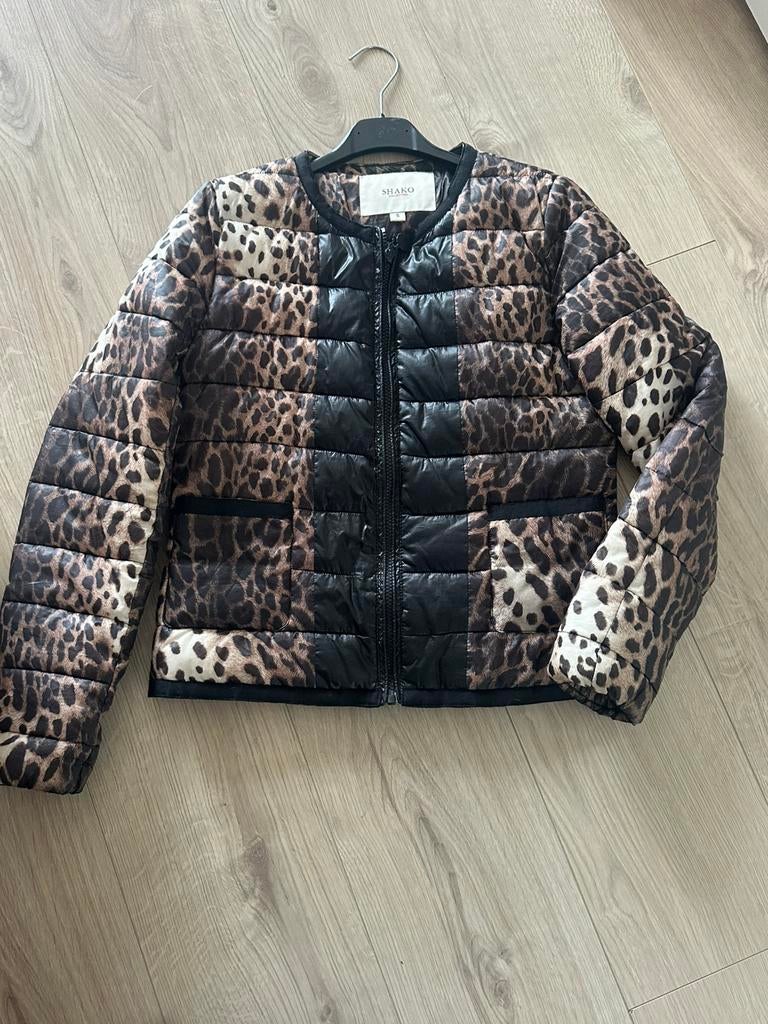 Jas met luipaard print  (nieuw)tussenjas, Ophalen, Zo goed als nieuw, Bruin