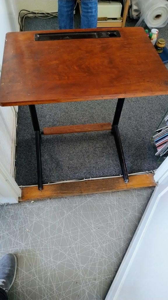 Vintage Marko school Bureau, Huis en Inrichting, Bureaus, Ophalen, Gebruikt, Bureau