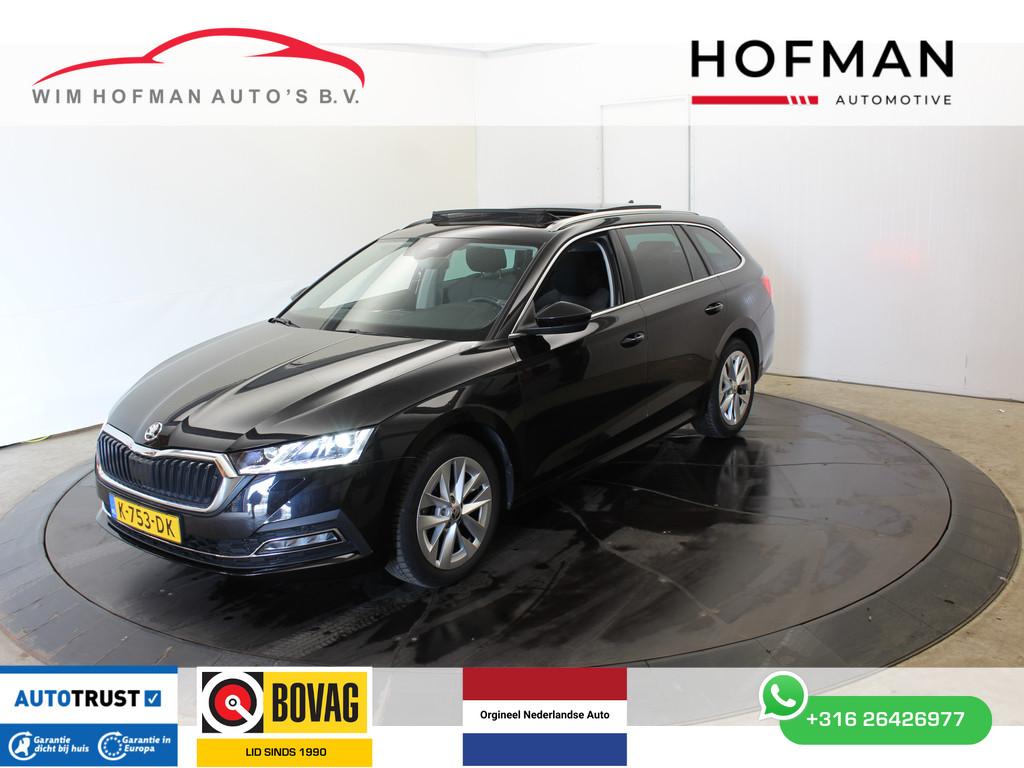 Skoda 150PK Octavia Panodak El Trekh+aKlep stoel verw 1.5 TS, Auto diversen, Schadeauto's, 1498 cc, Zwart, Stationwagon, Skoda