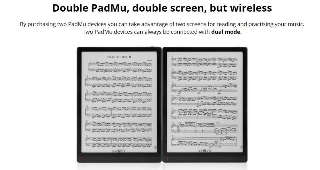 Professionele 2x A4 digitale bladmuziek tablet Onyx Boox, Ophalen, Zo goed als nieuw