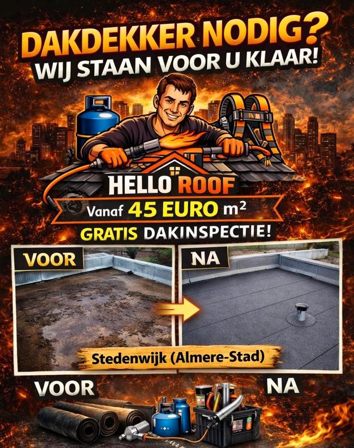 Dakdekker gezocht?, Diensten en Vakmensen, Dakdekkers en Rietdekkers, Bitumineus, Pannen, Overige dakdekking, 24-uursservice, Garantie