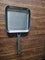 Demeyere Grillpan 24x24 cm - Zo goed als nieuw!, Ophalen of Verzenden, Zo goed als nieuw, Rvs, Keramische plaat