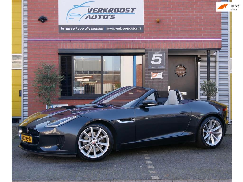 Jaguar F-TYPE 2.0T R-Dynamic. stoelverwarming. sportuitlaat., Achterwielaandrijving, Euro 6, Cabriolet, 2 stoelen