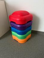 Stapelblokken voor kinderen - Pastelkleurig & Stapelbaar, Ophalen, Zo goed als nieuw