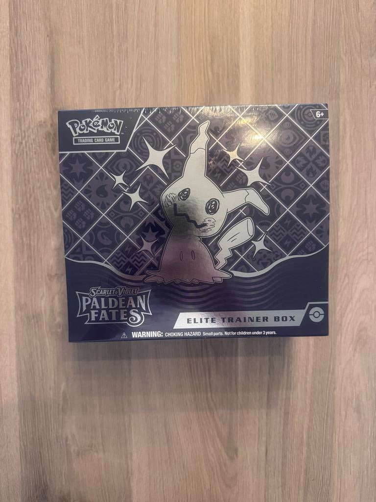 Pokémon Paldean Fates Elite Trainer Box (ETB) Geseald, Ophalen of Verzenden, Nieuw, Overige typen