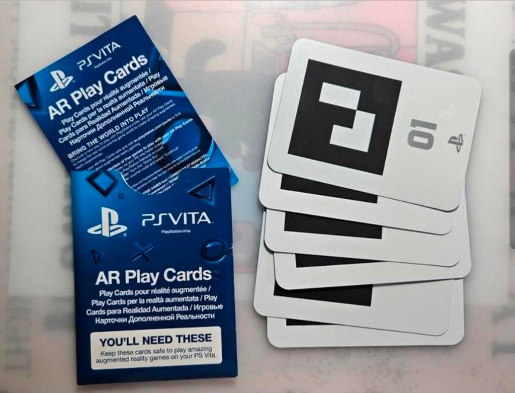 PS Vita AR Play Cards Complete set (6 stuks) Perfecte staat, 1 speler, Ophalen of Verzenden, Zo goed als nieuw, Vanaf 7 jaar