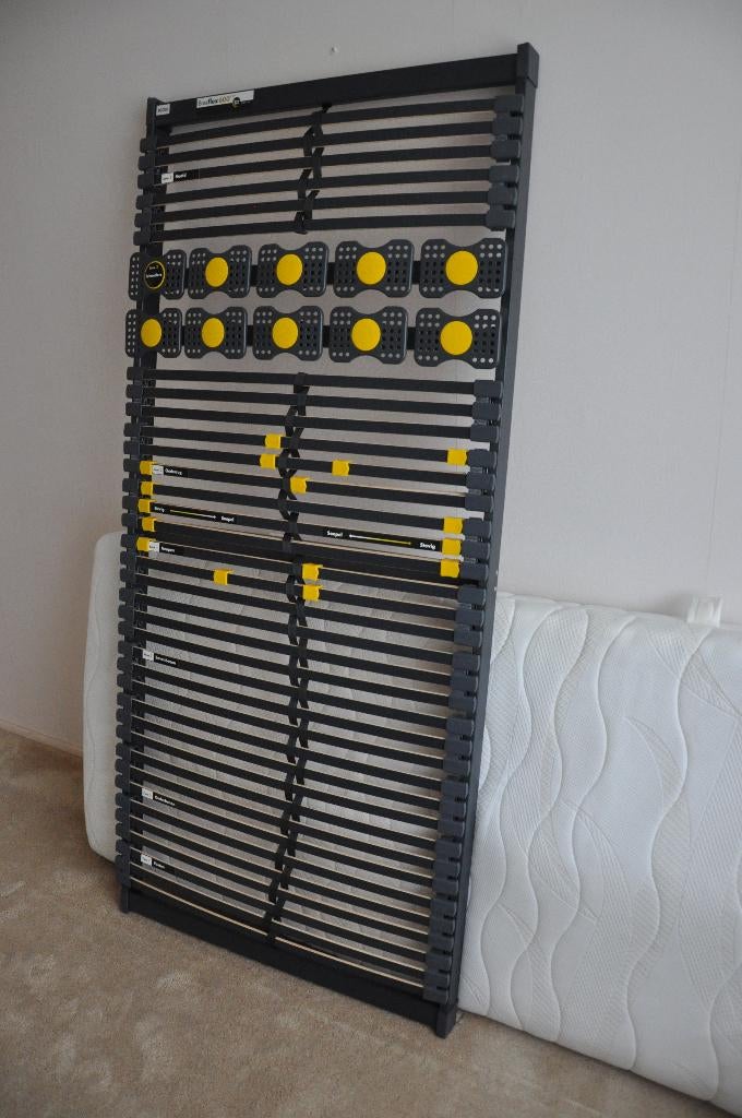 Beter Bed Lattenbodem Bossflex 600 deluxe vlak 90x200cm, Ophalen, 90 cm, Eenpersoons, Zo goed als nieuw