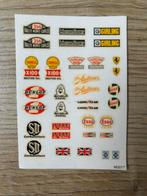 Scalextric/Slot Car 1/32 Scale Decals (with white) M3077, Overige merken, Racebaan, Nieuw, Ophalen of Verzenden