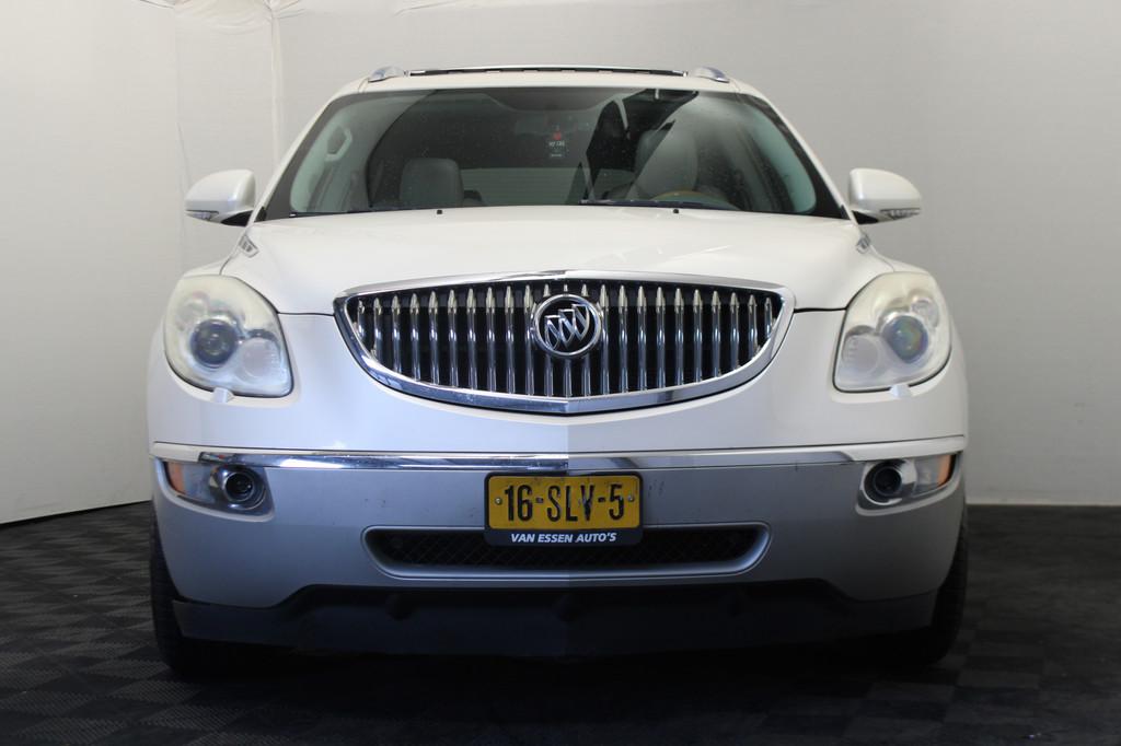 Buick Enclave (bj 2008, automaat), Auto's, Buick, Automaat, Gebruikt, Beige, 7 stoelen