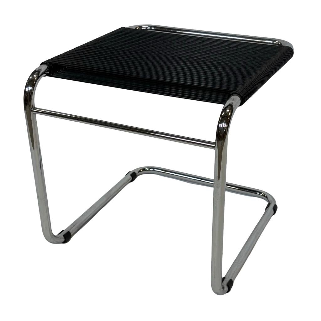 Vintage Knoll Kruk Stijl Bauhaus Chroom Buisvormig jaren 70, Huis en Inrichting, Stoelen, Gebruikt, Eén, Metaal, Vintage