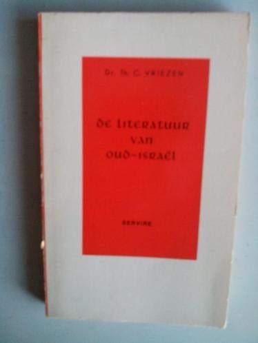 Dr. Th.C. Vriezen - De literatuur van Oud-Israël, Ophalen of Verzenden, Gelezen, Dr. Th.C. Vriezen