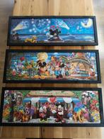 3 panorama puzzels Mickey Mouse, Ophalen, 500 t/m 1500 stukjes, Zo goed als nieuw