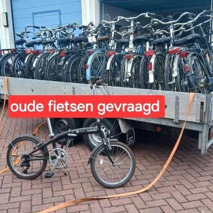 oude fietsen gevraagd gratis ophaalservice, Ophalen of Verzenden, Goederen