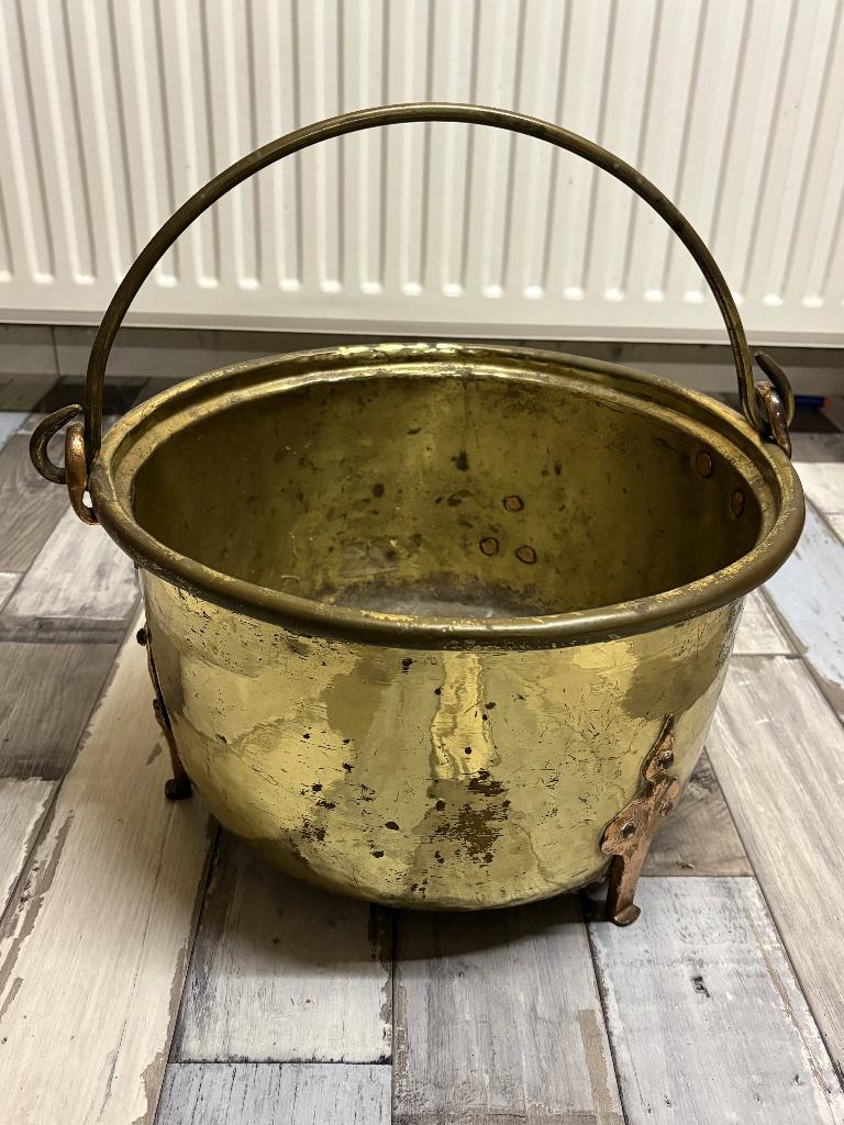 Koperen Ketel, met handvat, Ophalen, Koper