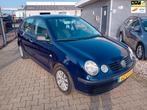 Volkswagen Polo 1.2-12V 5 DEURS! BJ 2002 NIEUWE APK!, Stof, Blauw, 1198 cc, Bedrijf