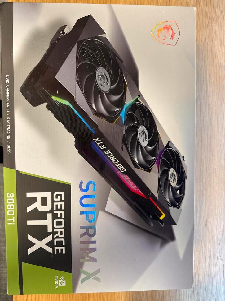 MSI GeForce RTX 3080 Ti SUPRIM X 12G - Zo goed als nieuw, Computers en Software, Videokaarten, Zo goed als nieuw, Nvidia, PCI-Express 4.0